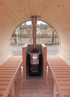 kota sauna tonneau interieur