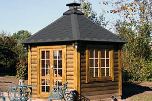 Pavillon - Gloriette - chalet en bois KOTA grill sauna grillhote.com grillhote