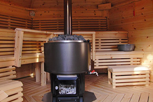 Kota Sauna, chalet en bois, pin, finlandais , scandinave, avec sauna, en kit